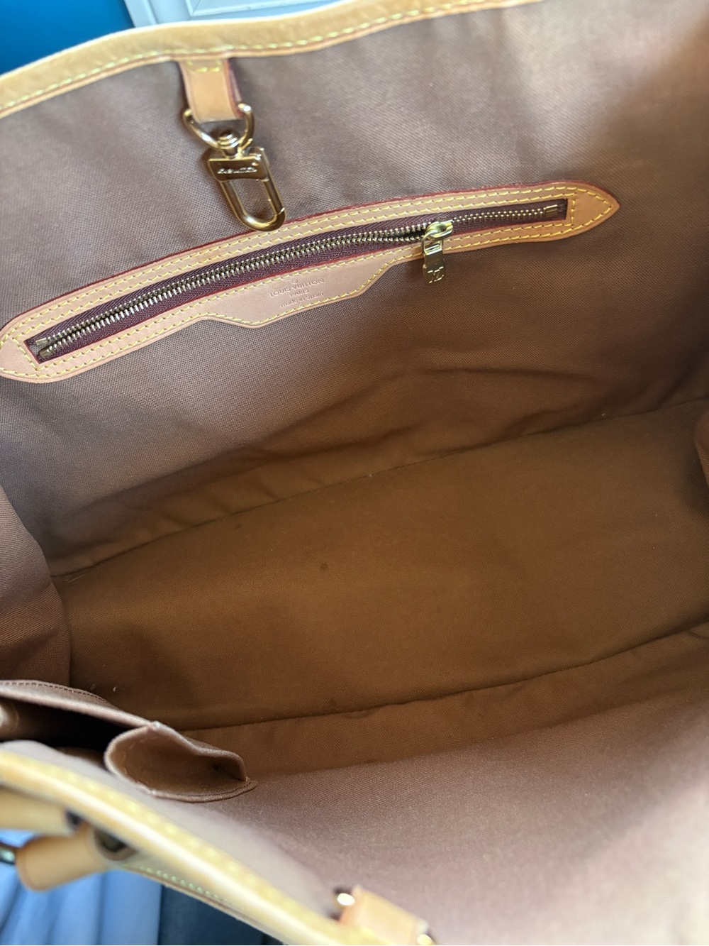 Louis Vuitton Batignolles Tote in Dark Brown with leather trim.  COA - Picture 2 of 13